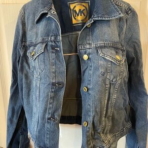 Michael Kors Classic Blue Denim Jacket Women New w/o tags